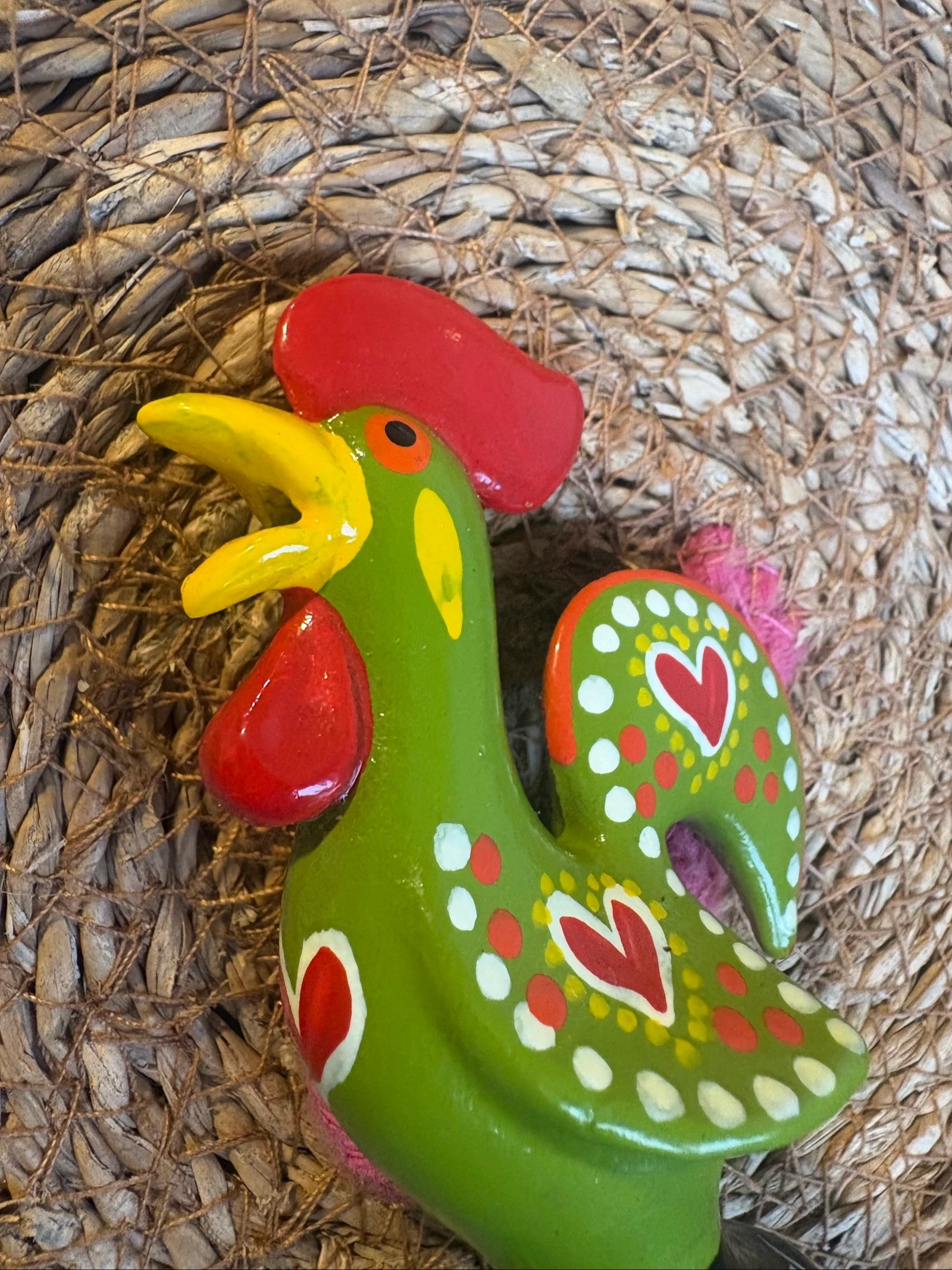 tapón vertedor gallo de barcelos portugal cerámica artesanal vintage souvenir – photo 7